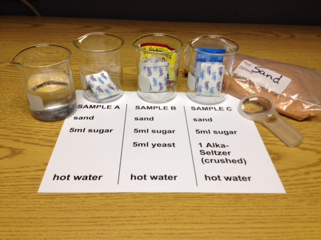 materials for Part 2 of 'Looking for Life' activity