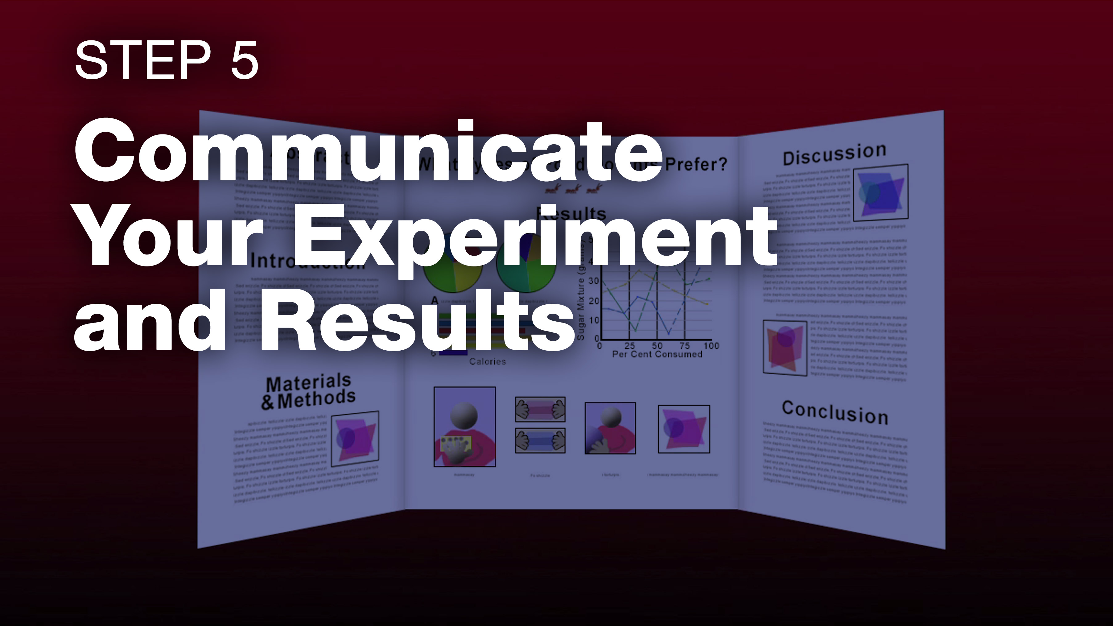 Science Fair Chart Sample