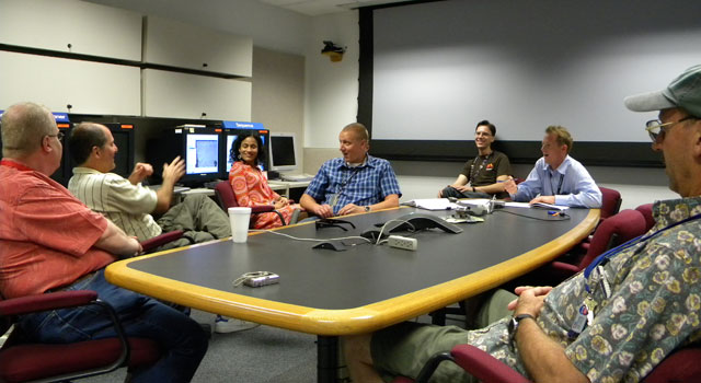 Andrew with the Mars Exploration Rover Team