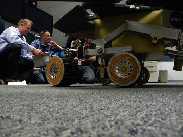 Andrew with the Mars Exploration Rover Team