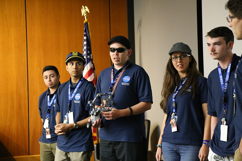 The Blue Team presents their mission