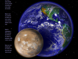 Earth/Mars Comparison Poster