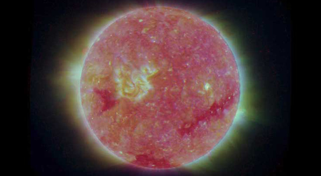 3-D image of the sun