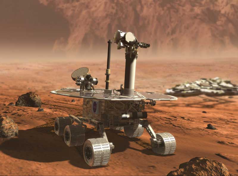 Artist's concept of Mars Exploration Rover