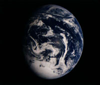 Galileo Spacecraft Image of Earth