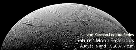 Cassini Spacecraft Image of Saturn's Moon Enceladus - August 2007