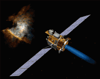 Rendering of Deep Space 1 spacecraft