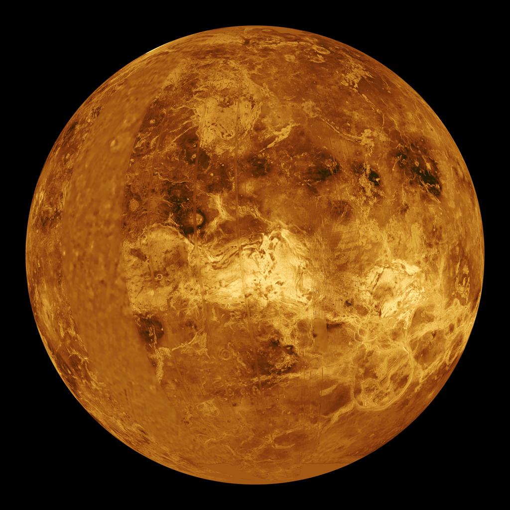 Space Images Venus Computer Simulated Global View