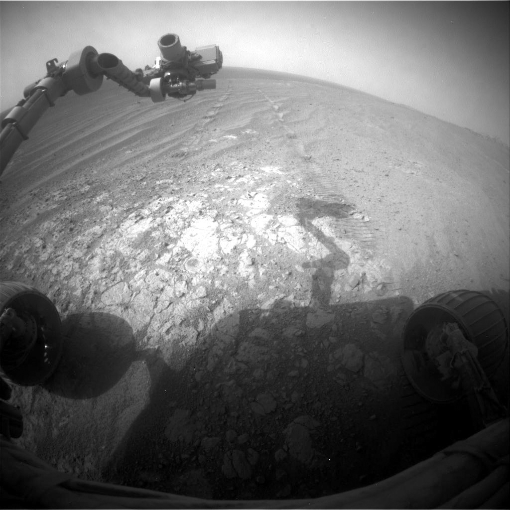 Space Images | Opportunity Pausing at a Bright Outcrop on Endeavour Rim