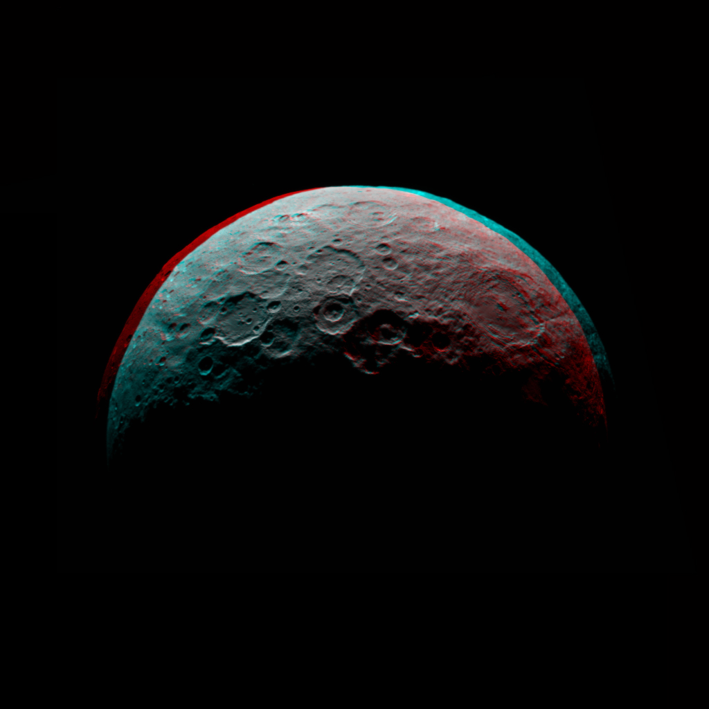 Anaglyph of Ceres