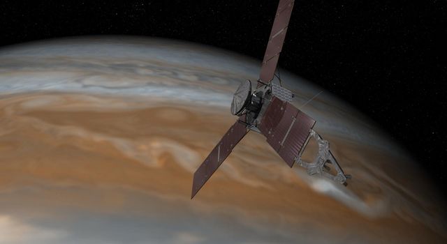 Juno's Arrival at Jupiter (Artist's Concept)