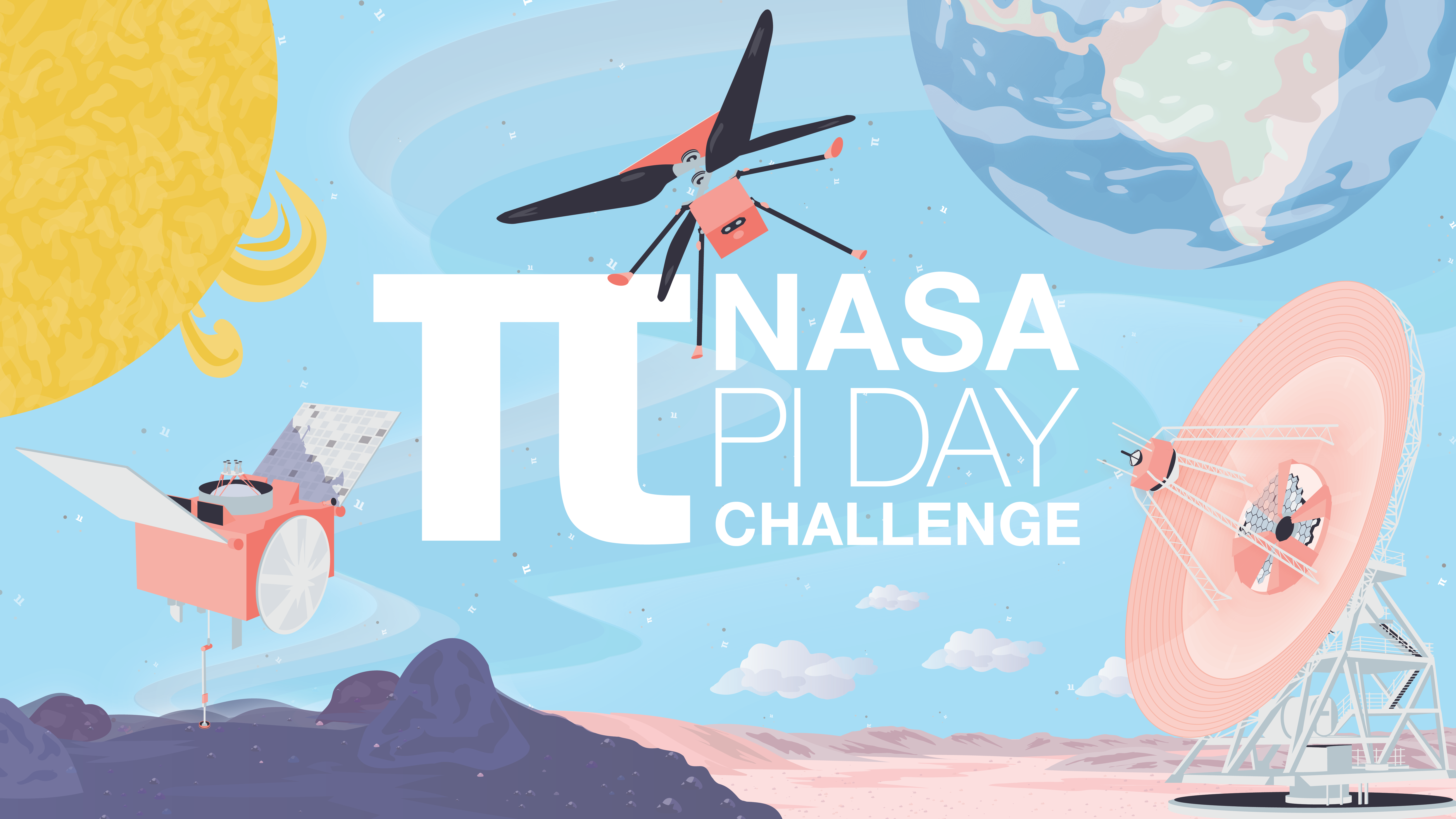 NASA Pi Day Challenge illustration