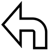 left arrow icon