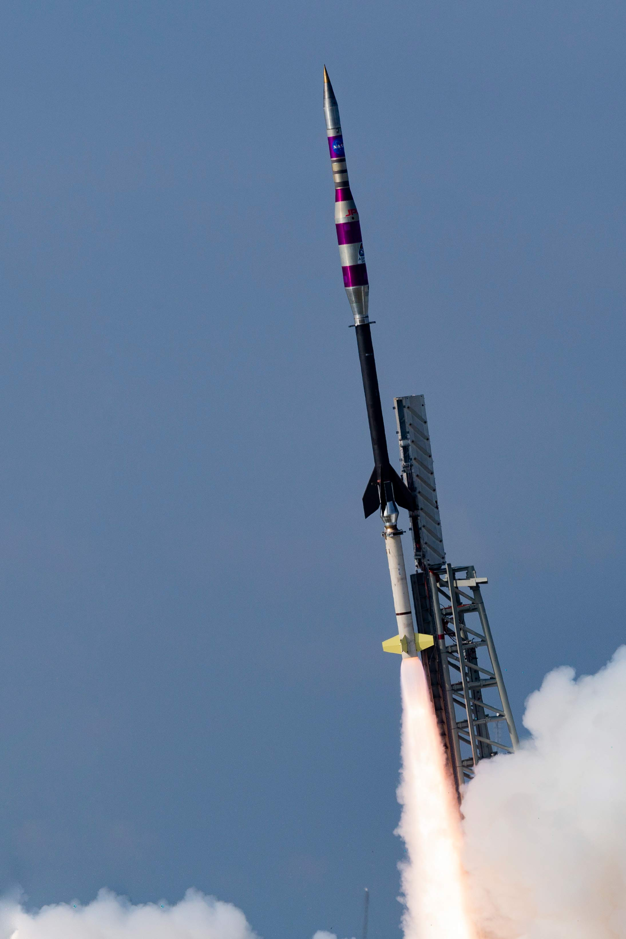 The 36.328 NR, Terrier-Black Brant sounding rocket launches from Wallops Island, Virginia, on September 7, 2018