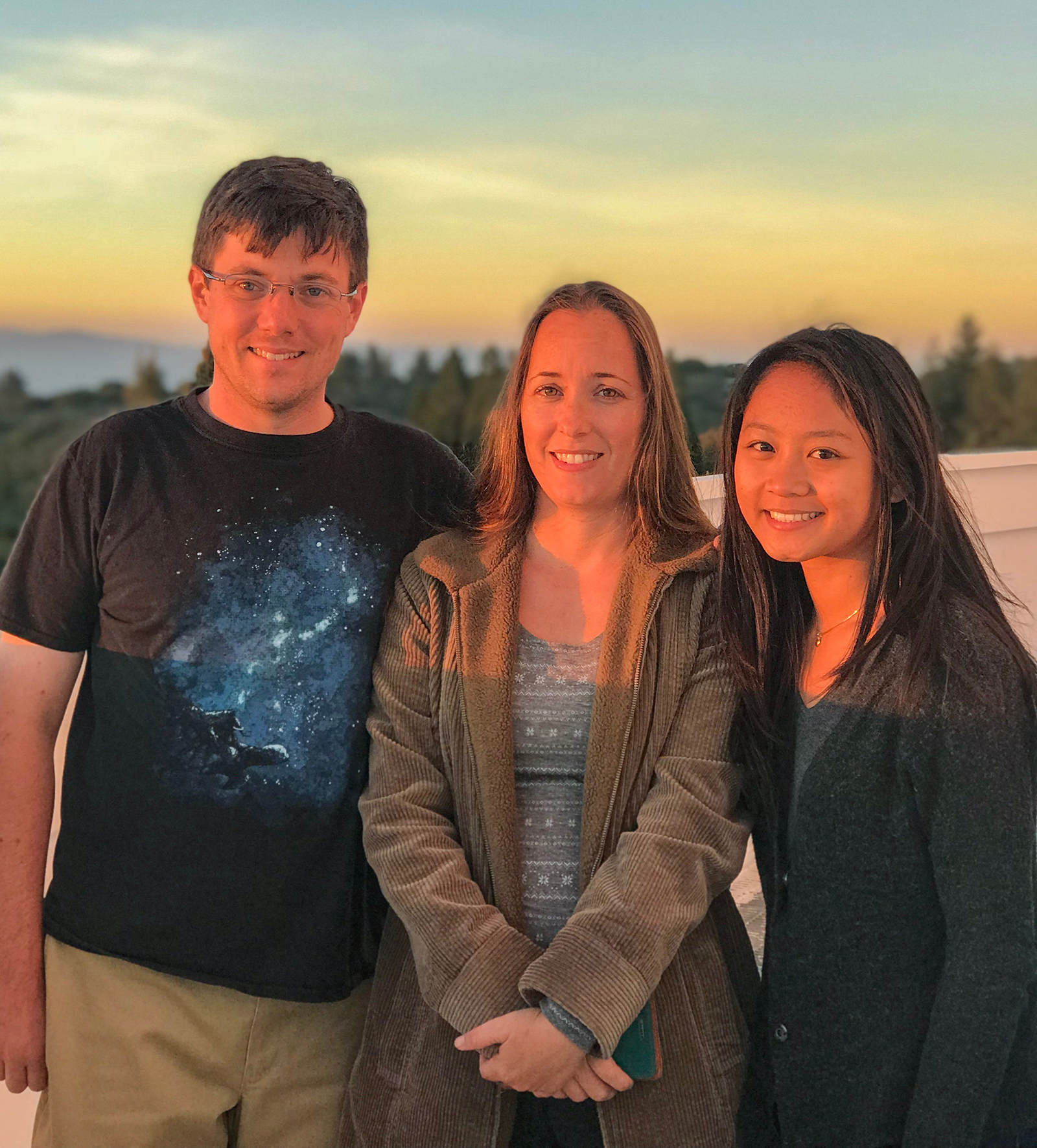 JPL intern Lean Teodoro with her mentors