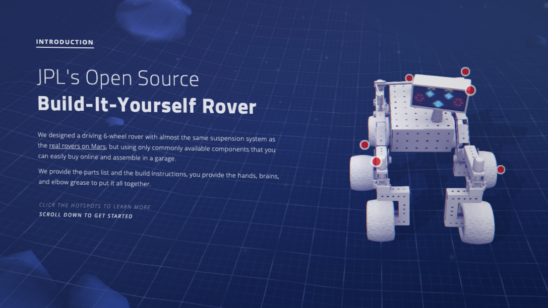 JPL's Open Source Build-It-Yourself Rover