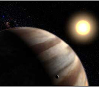 1-	artist rendition of an extrasolar planet