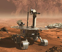 Artist's concept of the Mars Exploration Rover