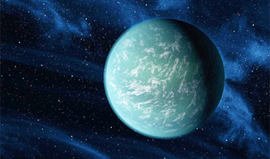 Artist rendering of Kepler22B