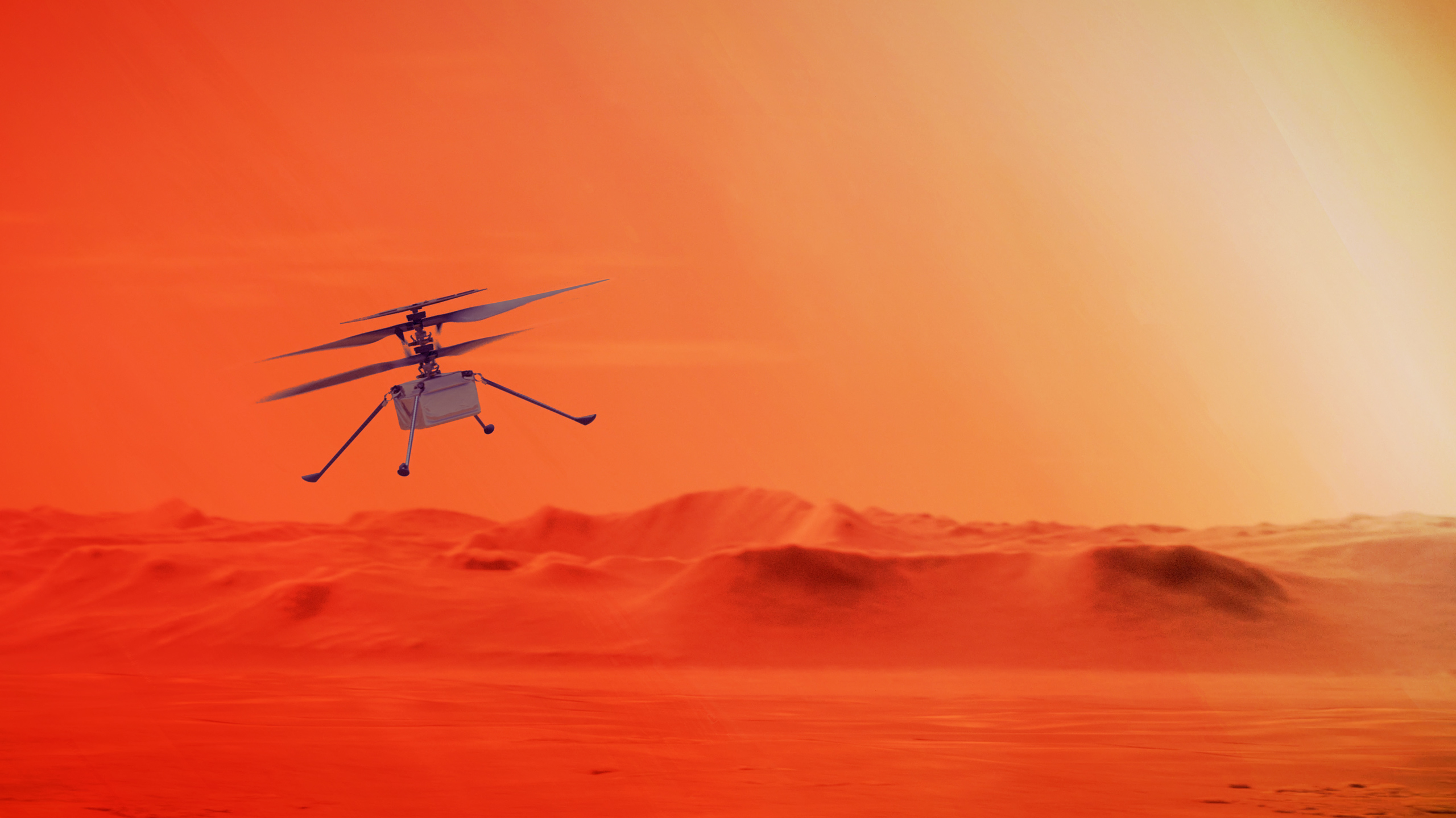 Mars’ta Uçan Bir Helikopter…
