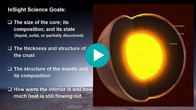 a public lecture at JPL by Troy Hudson, member of the InSight science team and instrument systems engineer for the heat flow instrument