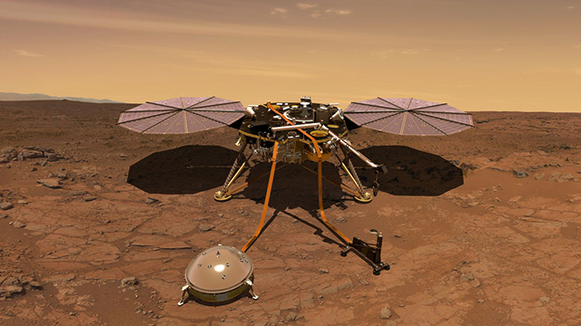 InSight Lander, courtesy of NASA/JPL