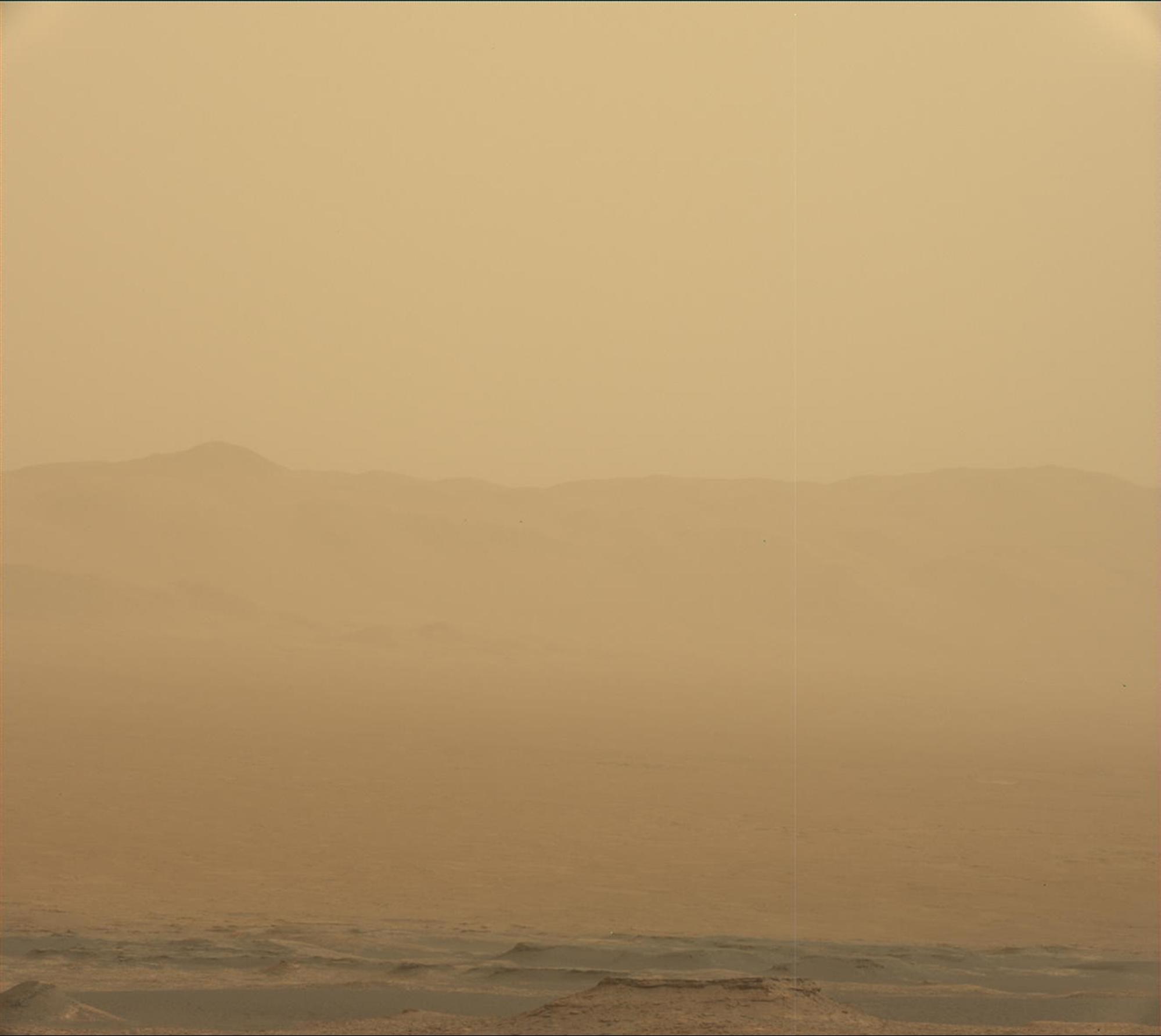 Dust storm on Mars