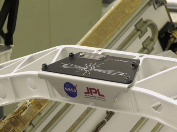 diagram of the rover with camera instruments labeled