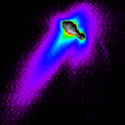 Composite of Comet Borelly images taken by DS1.