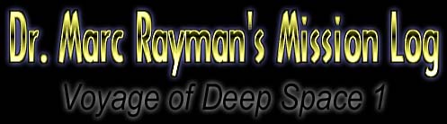 Dr. Marc Rayman's Mission Log for DS1