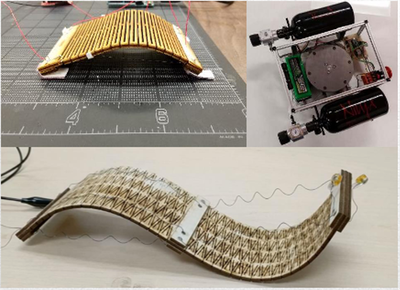 University of Nebraska – New robotic/mobility architectures using a flexible substrate; Low-cost air bearing; Development of super coiled polymer actuators - Led to a successful proposal through the Nebraska Space Grant