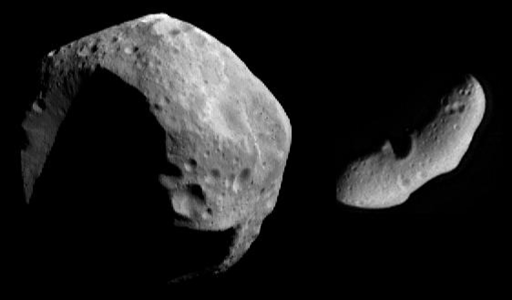 Space Images | Two Very Different Asteroids