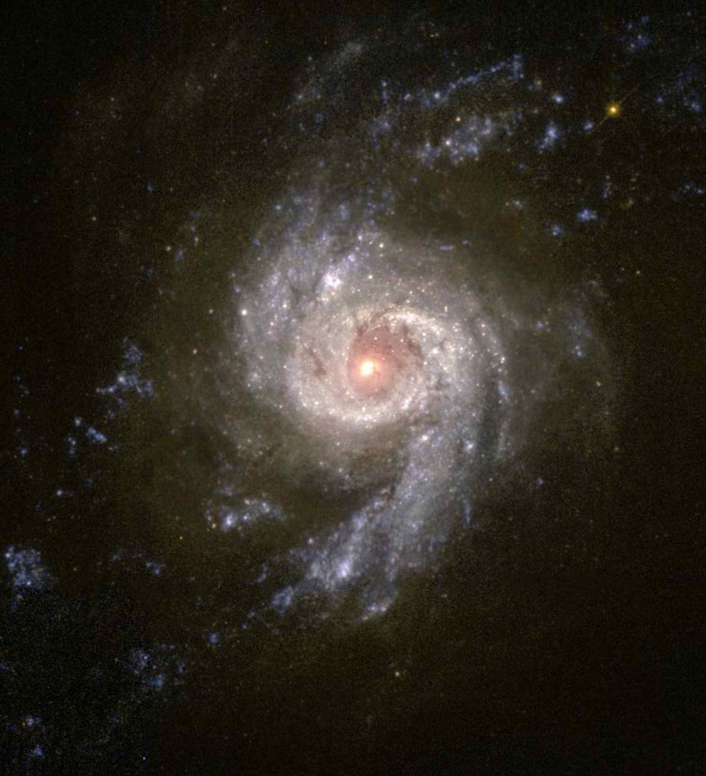 Scientists using NASA's Hubble Space Telescope are studying the colors of star clusters to determine the age and history of starburst galaxies, a technique somewhat similar to the process of learning the age of a tree by counting its rings.
