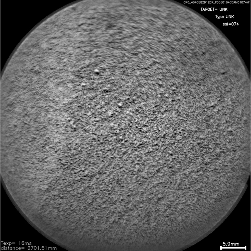 Space Images Laser Hit On Martian Sand Target Before And After Images, Photos, Reviews