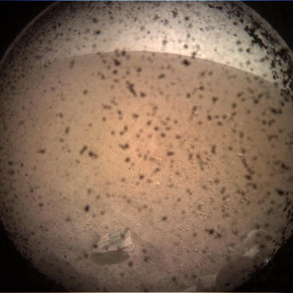 Primera imagen de Marte de la misión InSight. Crédito: NASA/JPL-Caltech.