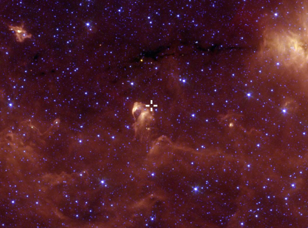 Star Gaia 17pbi Seen by Spitzer